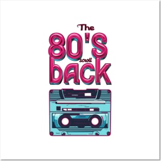 80's back cassette Posters and Art